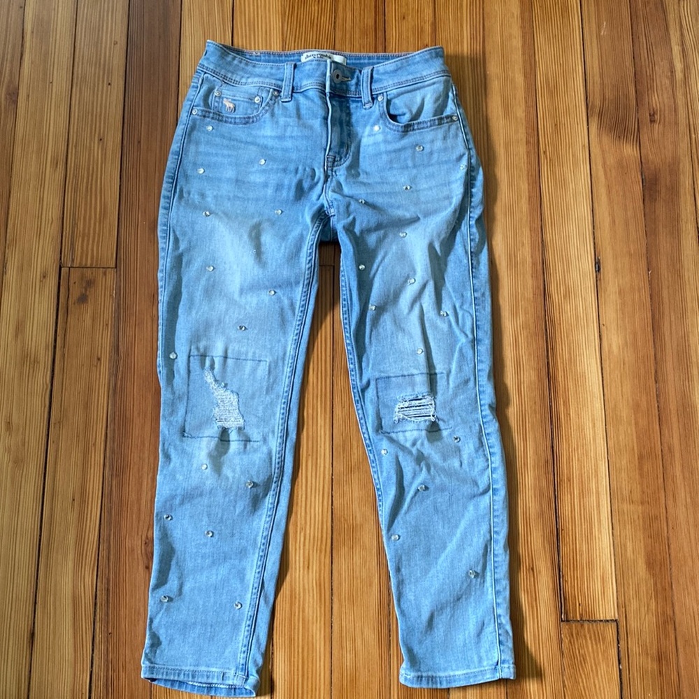 Abercrombie Girlfriend Jeans! Girls 9/10